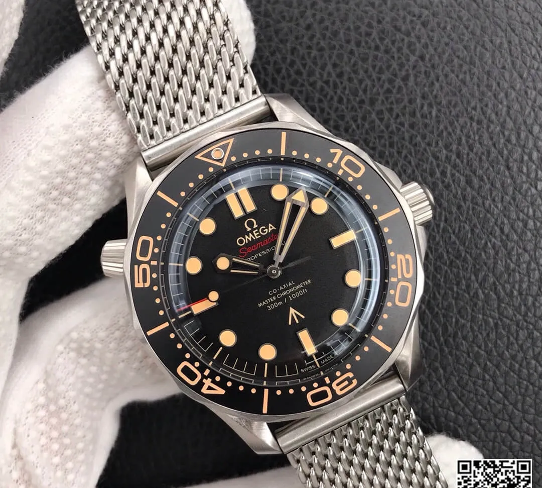 Omega Seamaster 210.90.42.20.01.001 James Bond 007 VS Factory 1:1 Best Edition Replica Watch Black Dial